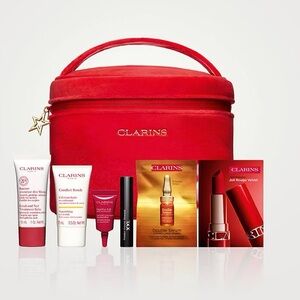 Clarins 7-pc Skincare and makeup holiday Set! New best gift GWP